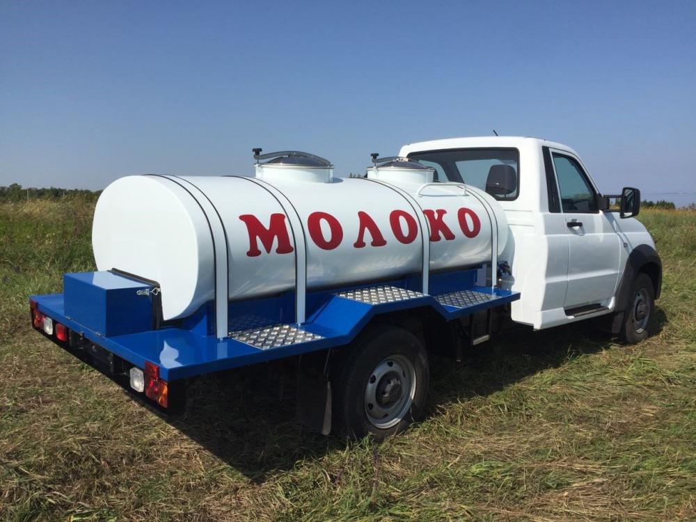 Начались продажи UAZ Profi в модификациях «молоковоз» и «бензовоз»