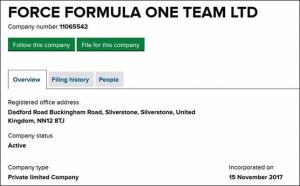 О новом названии Force India...