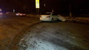 Водитель Toyota протаранил Lexus в Алматы: пострадали 2 человека
