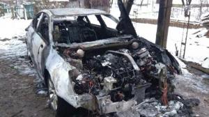 В Пскове сгорела машина руководителя штаба Собчак
