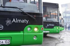 На маршруте № 124 в Алматы – новые автобусы