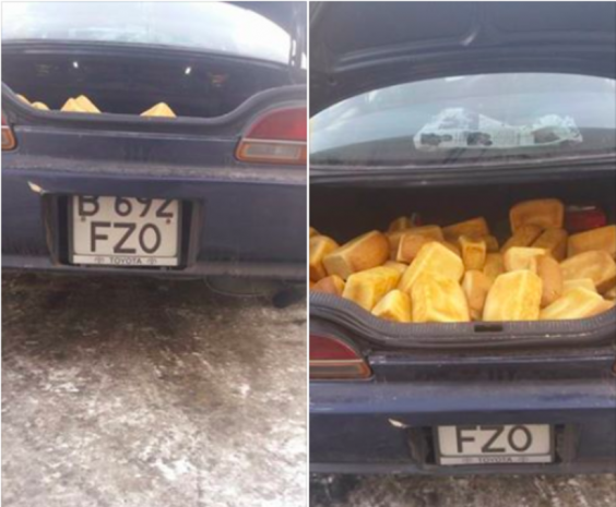 В Талдыкоргане хлеб привезли в магазин в багажнике легкового автомобиля 