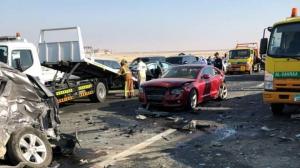 В столице ОАЭ произошло ДТП с участием 44 автомобилей, пострадали 22 человека