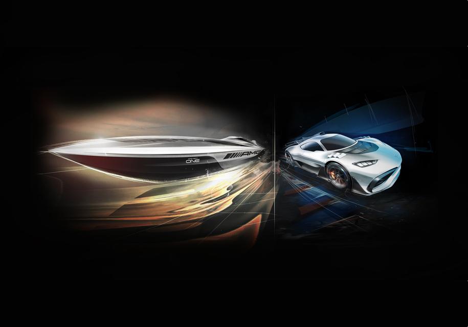 Американская верфь выпустит катер в стиле гиперкара Mercedes-AMG Project One