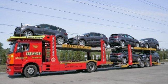 Импорт автомобилей в Украину в 2017 году вырос почти вдвое