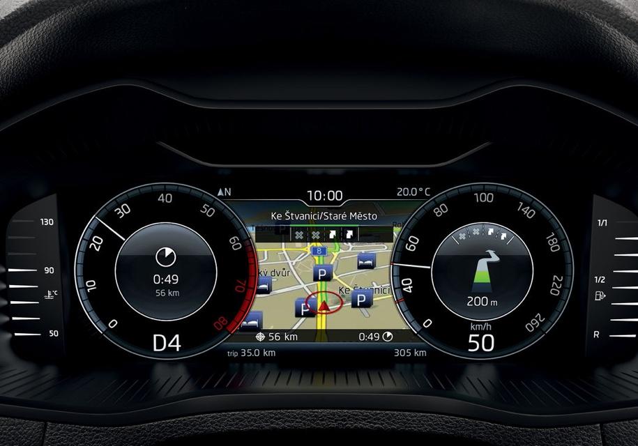 Skoda Octavia получит цифровую «приборку»