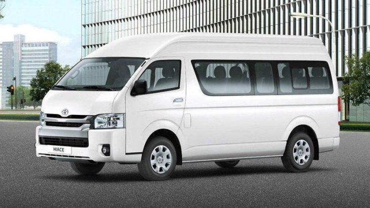 Микроавтобус Toyota Hiace покинул Россию