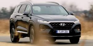 Новый Hyundai Santa Fe 2019 показался на видео