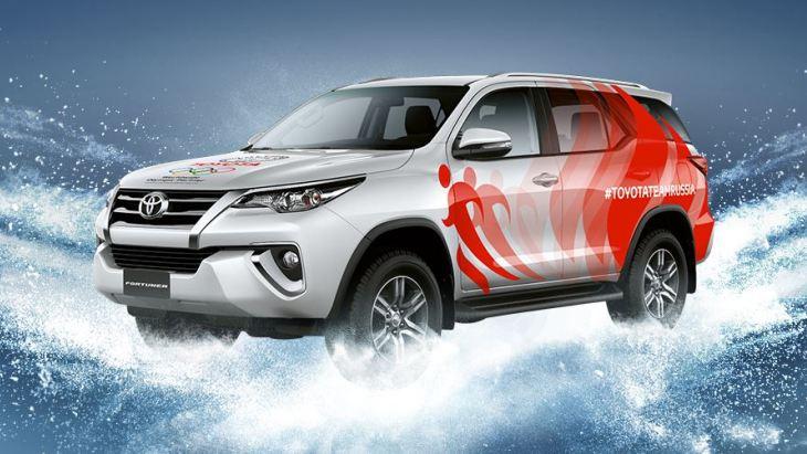 Российский олимпиец получит внедорожник Toyota Fortuner