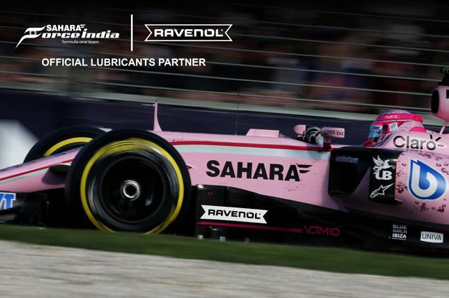 Ravenol – новый официальный поставщик Force India
