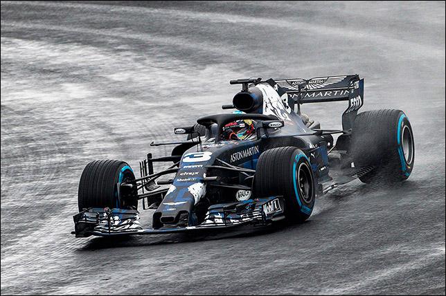 Первая обкатка RB14 прошла под дождём
