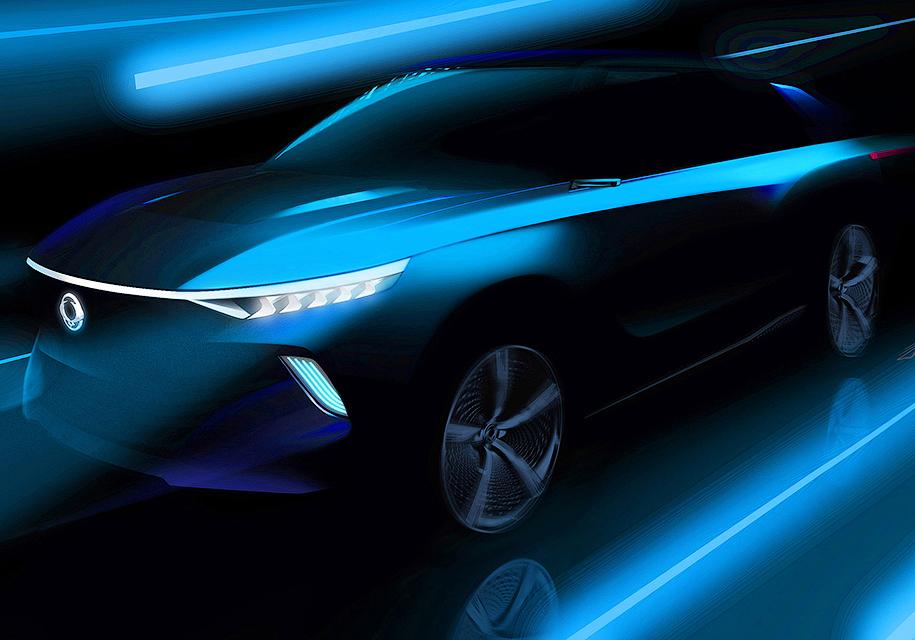 Светодиоды и электромотор: вот таким станет следующий SsangYong Actyon