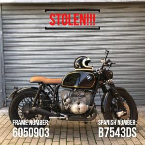 Неизвестные ограбили испанскую мастерскую Cafe Racer Dreams