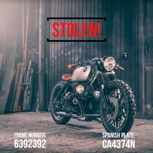 Неизвестные ограбили испанскую мастерскую Cafe Racer Dreams