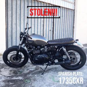 Неизвестные ограбили испанскую мастерскую Cafe Racer Dreams