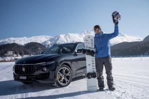 Maserati Levante разогнал сноубордиста до 152 километров в час