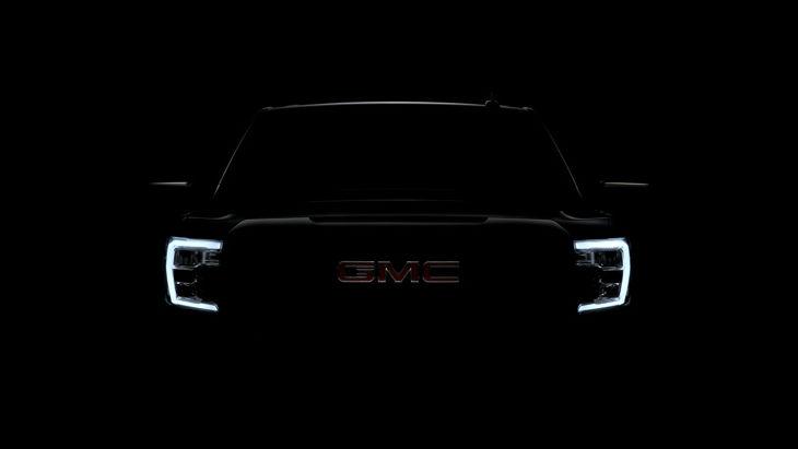 Первый официальный тизер пикапа GMC Sierra нового поколения
