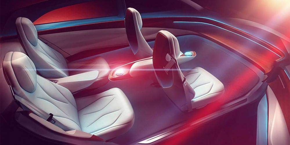 Новый беспилотный концепт Volkswagen научат создавать голограммы