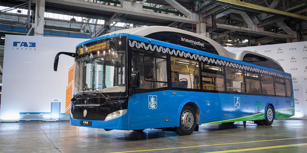 ГАЗ представил свой новый электрический автобус
