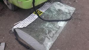 В Алматы из-за гололеда столкнулись два автобуса