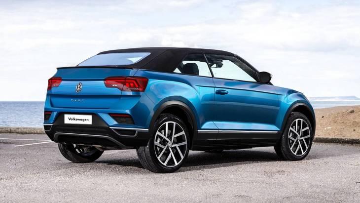 Кросс-кабриолет VW T-Roc Convertible: первые изображения
