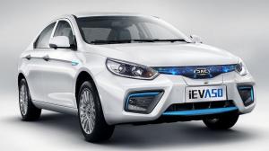 Компания JAC рассекретила электрический седан iEV A50