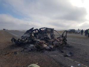 Семь человек погибли в одной машине в жуткой аварии в Мангистау