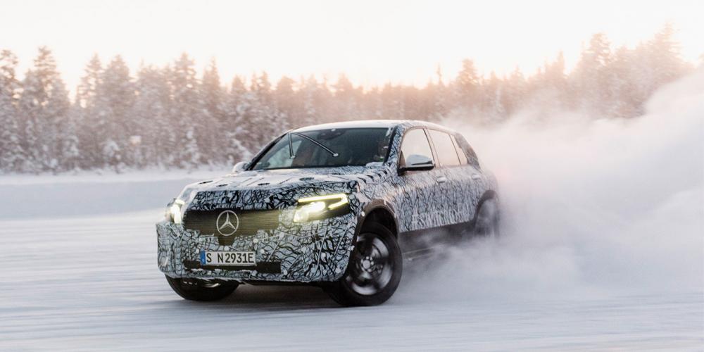 Mercedes-Benz опубликовал первые изображения своего серийного электрокара