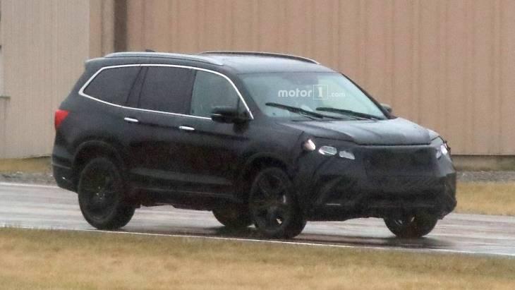 Honda вывела на тесты обновлённый Pilot