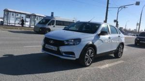 Седан LADA Vesta Cross сфотографировали в Тольятти
