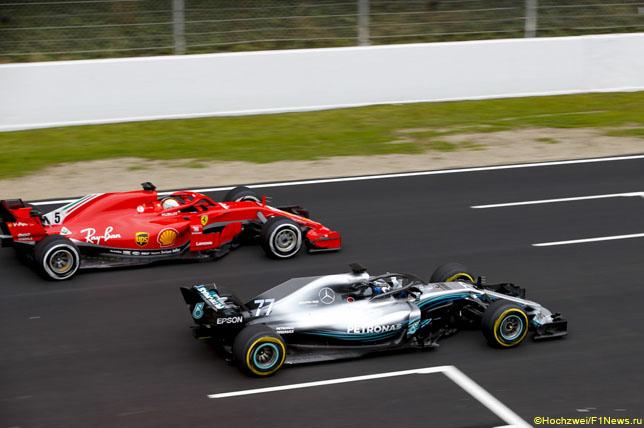На дистанции Mercedes всё же быстрее Ferrari?
