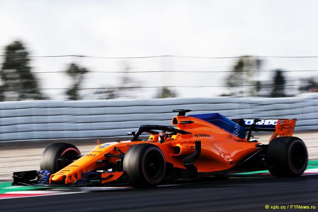 Видео 360: На тестах McLaren MCL33