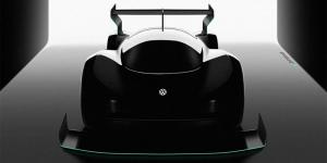 Volkswagen опубликовал новые изображения гоночного электрокара
