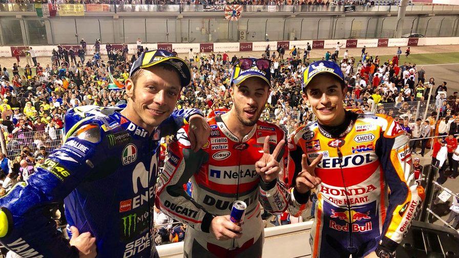 Андреа Довициозо выиграл дебютный этап MotoGP - Гран При Катара