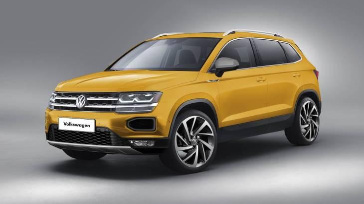 Новый глобальный кроссовер Volkswagen: первые изображения