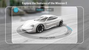 Прототип электрического спорткара Porsche вставили в дополненную реальность