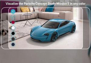 Прототип электрического спорткара Porsche вставили в дополненную реальность