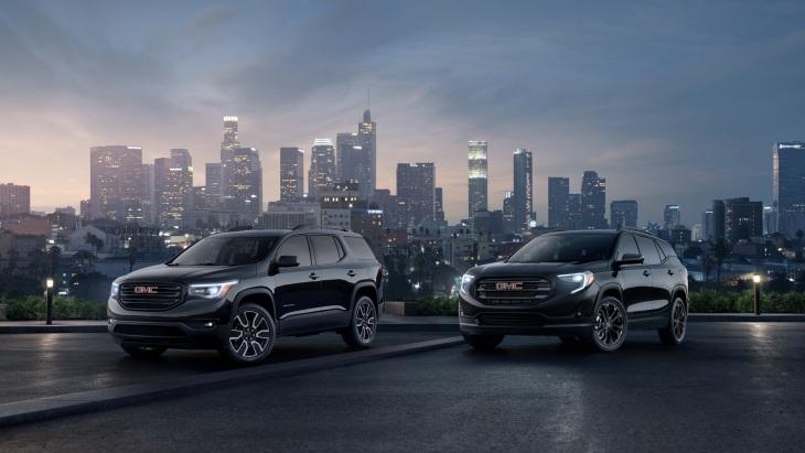 Внедорожники GMC Acadia и Terrain получили «чёрную» версию Black Edition