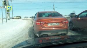 Кросс-седаны Lada Vesta Cross замечены без камуфляжа в Тольятти