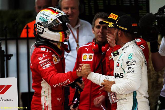 Хэмилтон: Феттель и Ferrari сегодня отработали лучше нас
