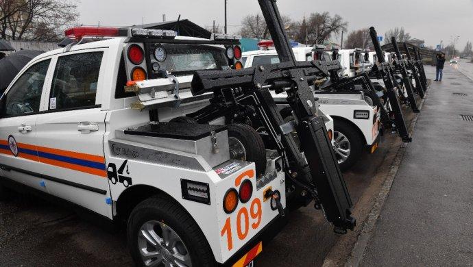 Автопарк Алматы пополнился новыми эвакуаторами