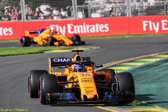 Алонсо: McLaren поборется с тремя лучшими командами