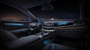 Гибридный седан Geely Emgrand GT «показал» интерьер