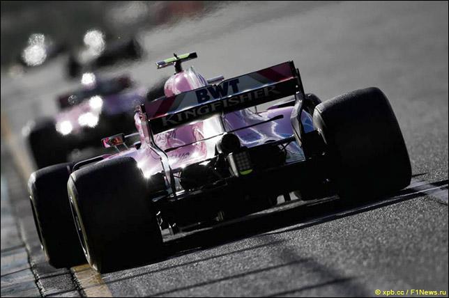 В Force India только Перес получит новое антикрыло
