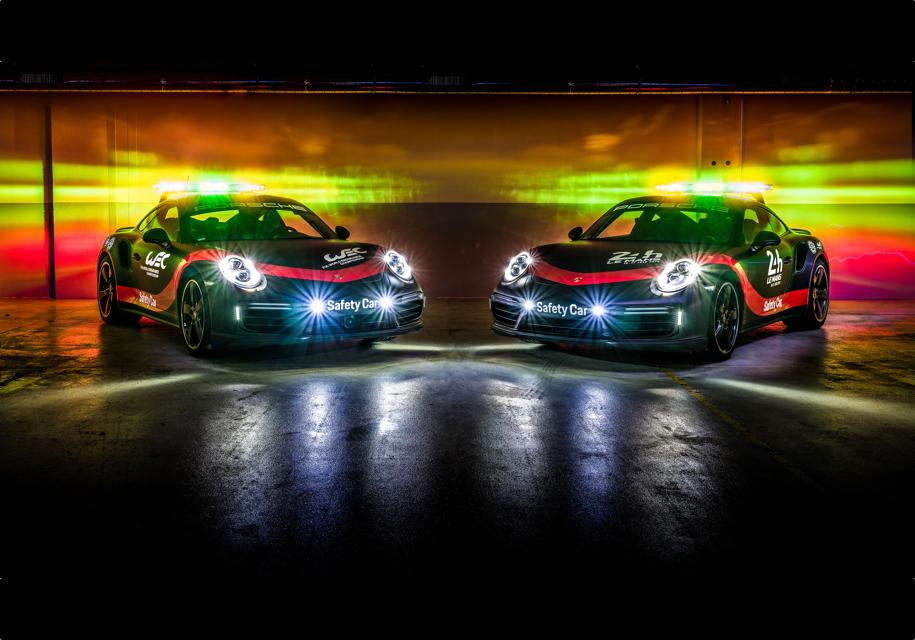Porsche построил машину безопасности для марафонских гонок
