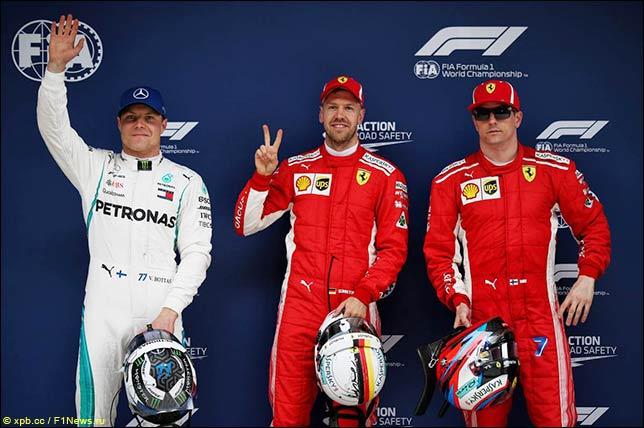 Гран При Китая: Поул у Феттеля, первый ряд у Ferrari