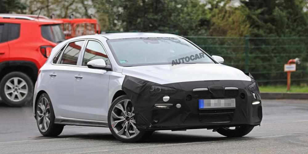Спортивная версия Hyundai i30 впервые замечена на тестах