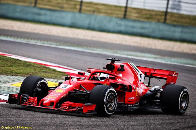 В Ferrari работали с настройками и резиной...