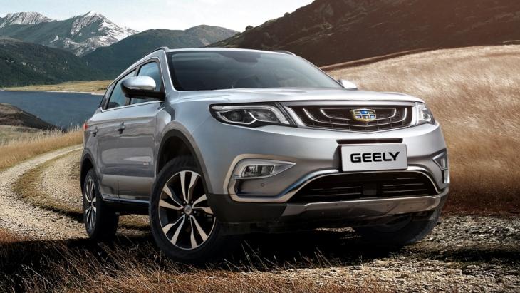 Кроссовер Geely Atlas успешно стартовал в России