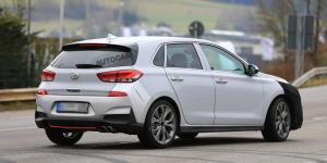Спортивная версия Hyundai i30 впервые замечена на тестах